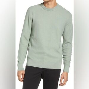 HUGO BOSS Udo Waffle Knit Crewneck Sweater Size Small